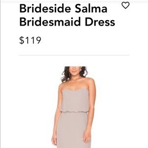Brideside Dress Toffee